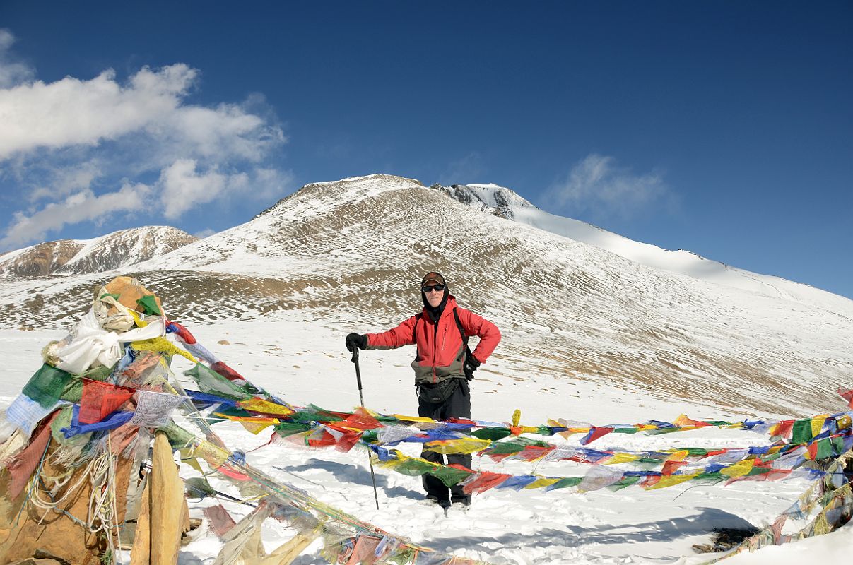 33 Jerome Ryan At Dhampus Pass 5257m After Descent From Dhampus Peak Summit 